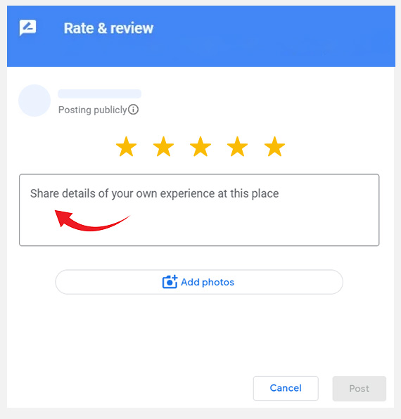 How do I give feedback on Google reviews?