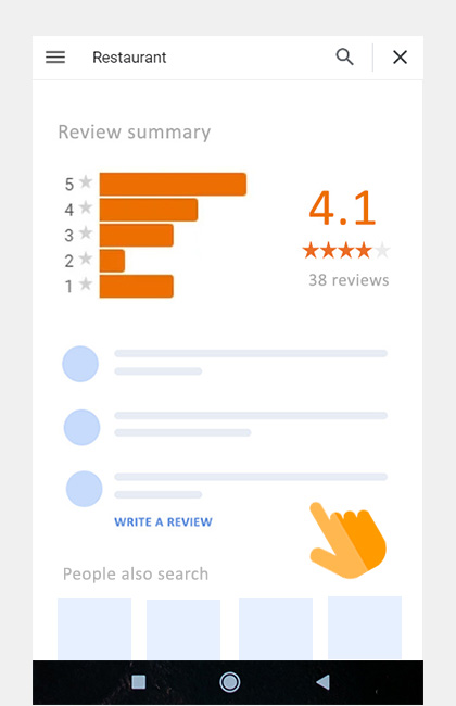 How to leave a review on Google 